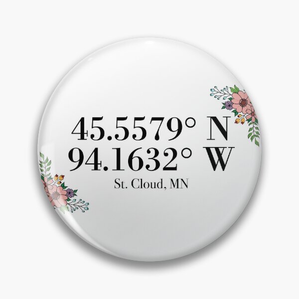 Item preview, St. Cloud, MN Coordinates designed and sold by mynameisliana.