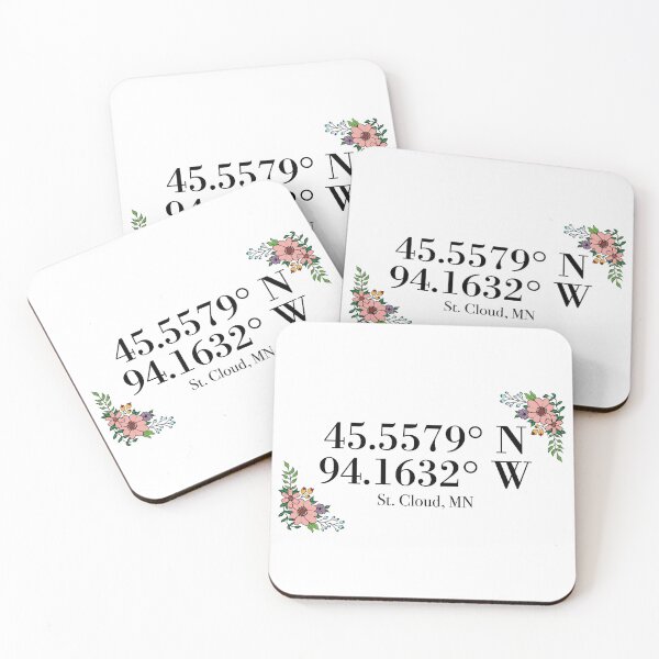 Item preview, St. Cloud, MN Coordinates designed and sold by mynameisliana.