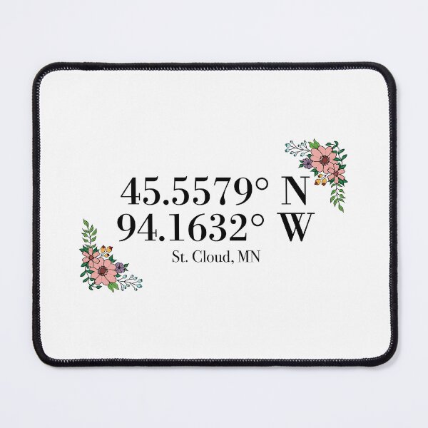 Item preview, St. Cloud, MN Coordinates designed and sold by mynameisliana.