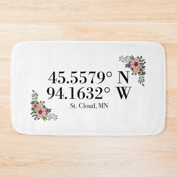 Item preview, St. Cloud, MN Coordinates designed and sold by mynameisliana.