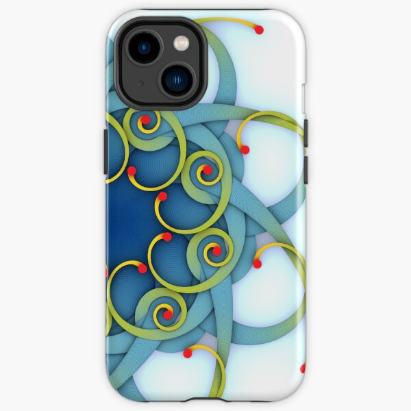 Organic Swurl 414 iPhone Tough Case