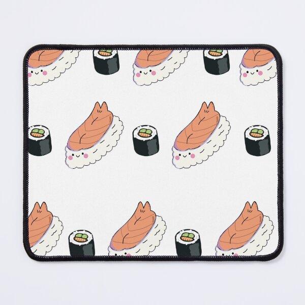 Item preview, Cute sushi background designed and sold by waVytacodoodles.