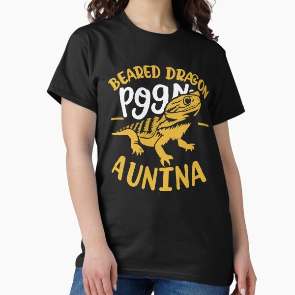 Item preview, Bearded Dragon Auntie Lover: Pogona Pet Aunt Tee designed and sold by MizoX7.