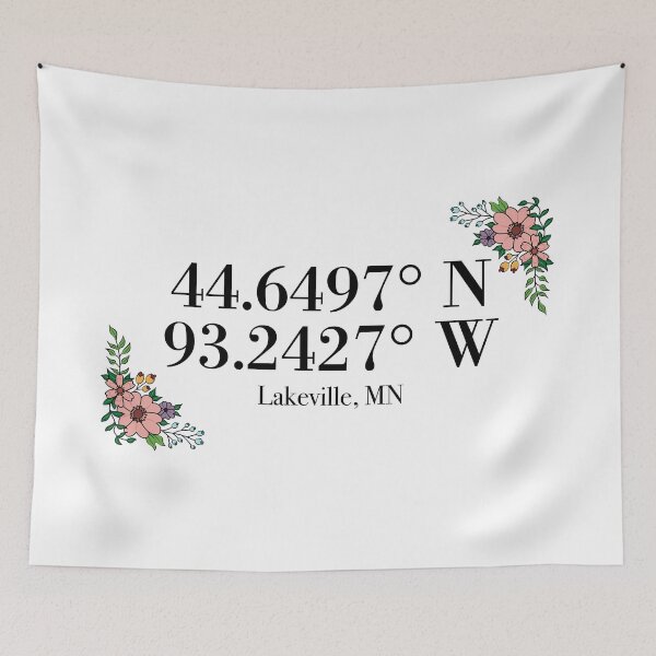 Item preview, Lakeville, MN Coordinates designed and sold by mynameisliana.