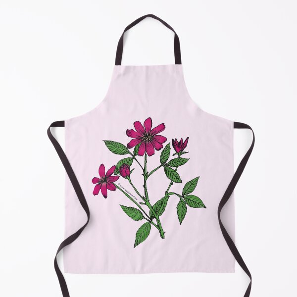 Item preview, Deep Pink Pompon Rose Bloom Single 1-7 Petals Almost Flat designed and sold by Rachael Taylor.