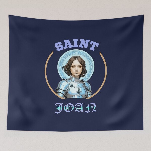 Item preview, Divine Radiance: Saint Joan of Arc Art Portrait designed and sold by Sanctum Icons.