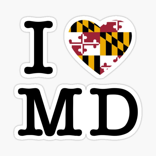 Item preview, I heart MD  designed and sold by Jeandabean.