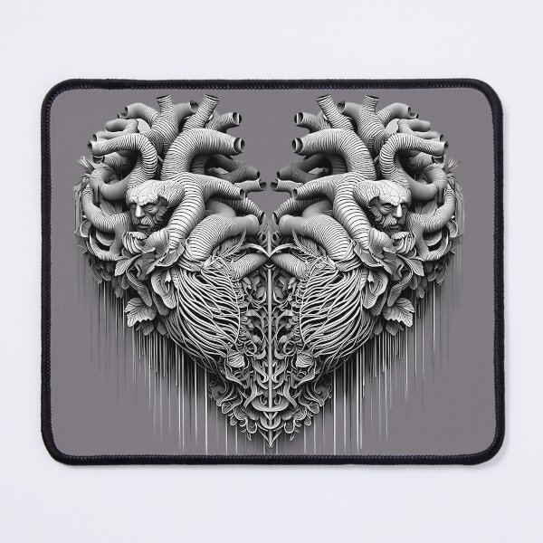 Item preview, Heart - dark art  designed and sold by WalterGomes.