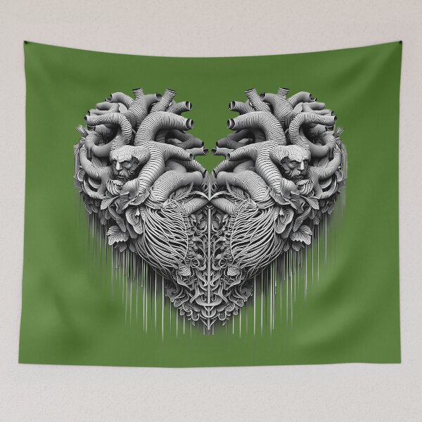 Item preview, Heart - dark art  designed and sold by WalterGomes.