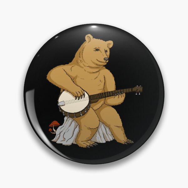 Item preview, Bear Playing Banjo Bluegrass Music Banjo Gear designed and sold by DynamicDesign.