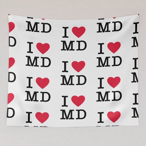 Item preview, I heart MD - red designed and sold by Jeandabean.