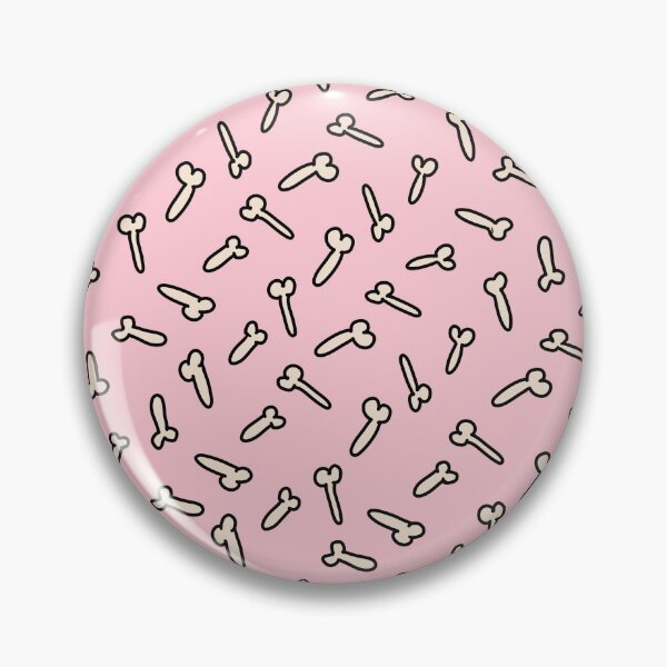 Item preview, SIMPLE PENIS DOODLES PATTERN PINK designed and sold by aydapadi.