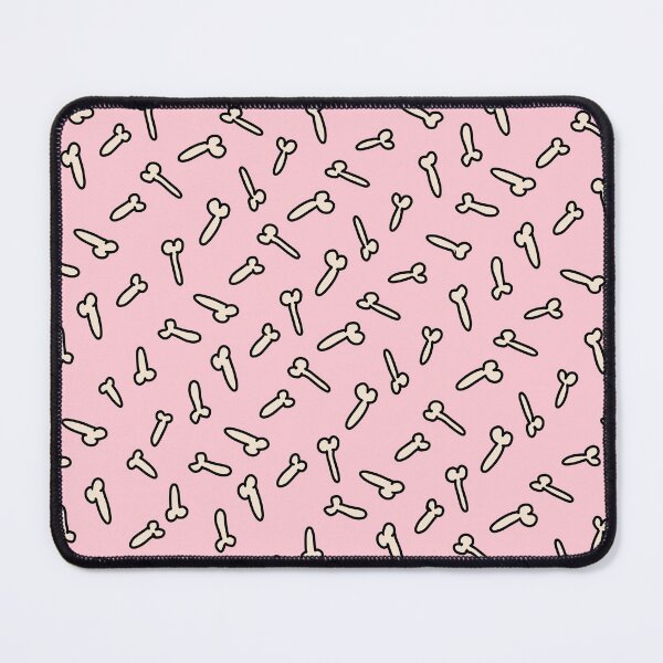 Item preview, SIMPLE PENIS DOODLES PATTERN PINK designed and sold by aydapadi.