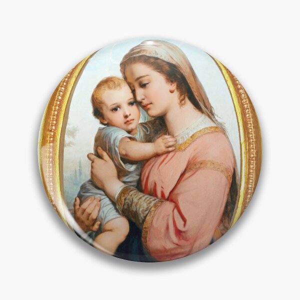 Item preview, Photograph Madonna And Child by Franz Russ the Elder in Frame by Pratos Celestes designed and sold by Crux Fidelis.