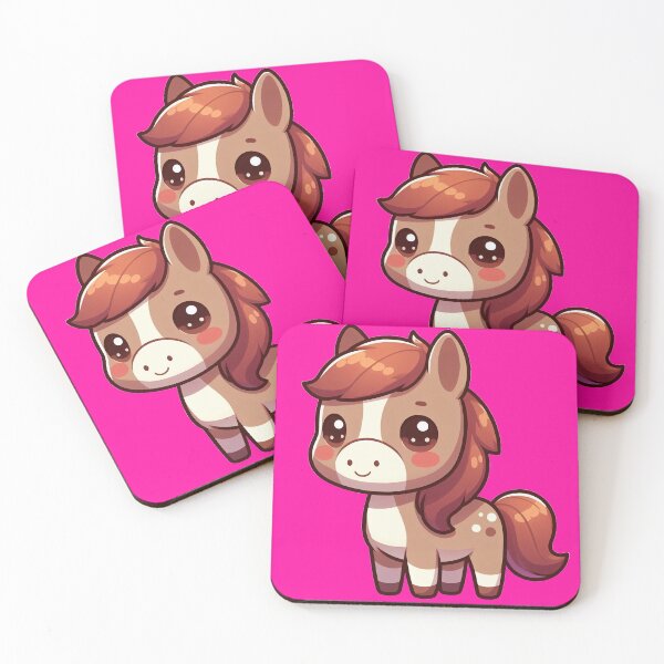 Item preview, Pony adorable kawaii shibi designed and sold by ArtandSmile.