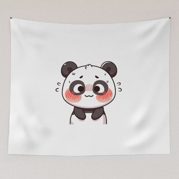 Item preview, Embarrassed Bashful Panda designed and sold by mavesapparel.