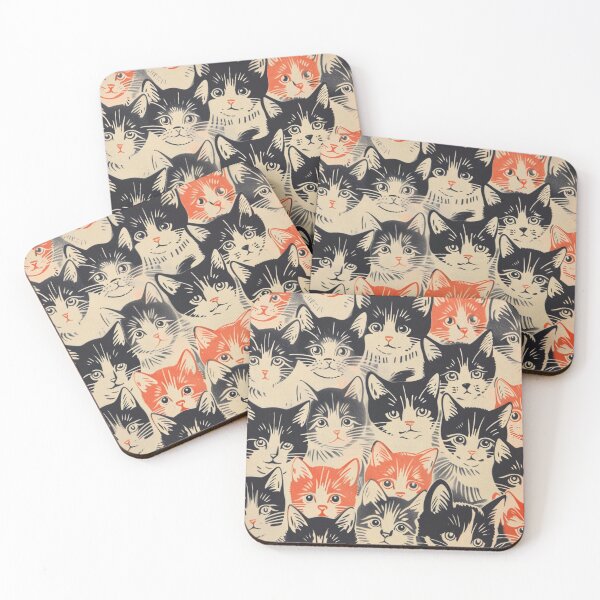 Item preview, Adorable Funny Cats Pattern Art Cute Graphic designed and sold by LVTFCOarts.