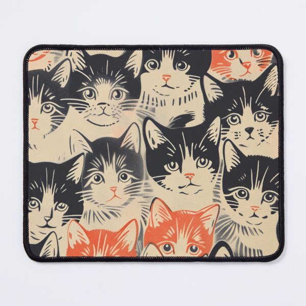 Item preview, Adorable Funny Cats Pattern Art Cute Graphic designed and sold by LVTFCOarts.