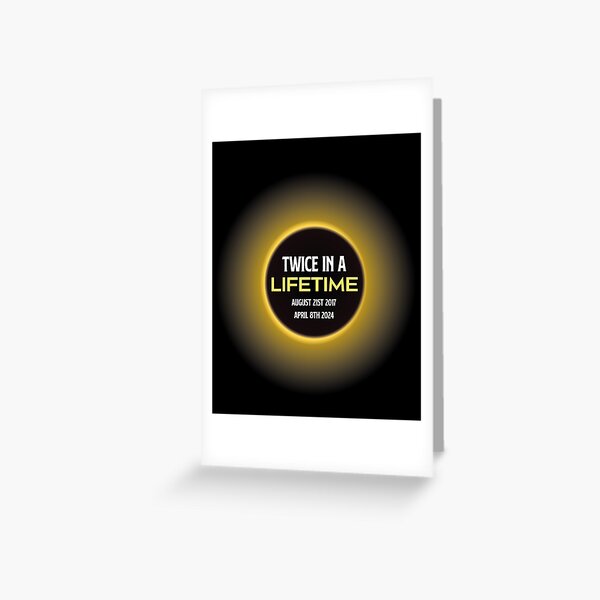 Item preview, Twice In A Lifetime Total Solar Eclipse 2024 designed and sold by Exosia Shop ⭐⭐⭐⭐⭐.