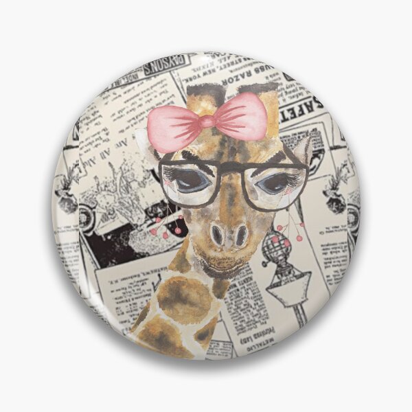 Item preview, Giraffe t-shirts, nature t-shirts, cute wild animal t-shirts, vintage style t-shirts. ,newspaper designed and sold by BeYourself1993.