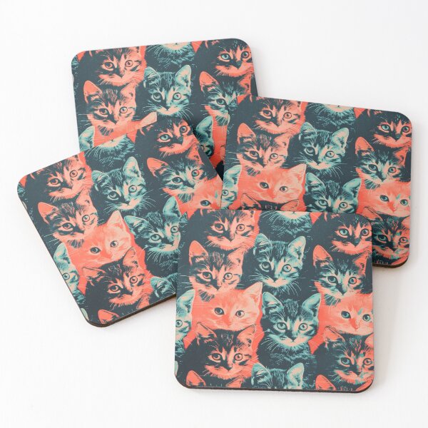 Item preview, Cute Vintage Pattern Art Cats Kittens Adorable designed and sold by LVTFCOarts.
