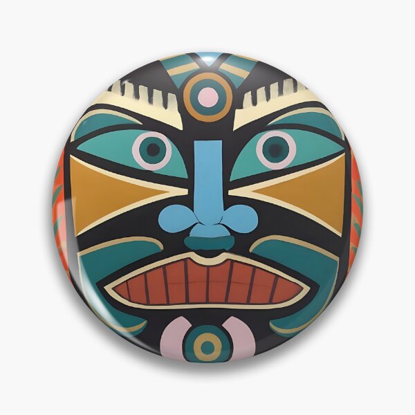 Item preview, Vibrant Tiki Painting Exploring Polynesian Artistry designed and sold by Tamas Das.