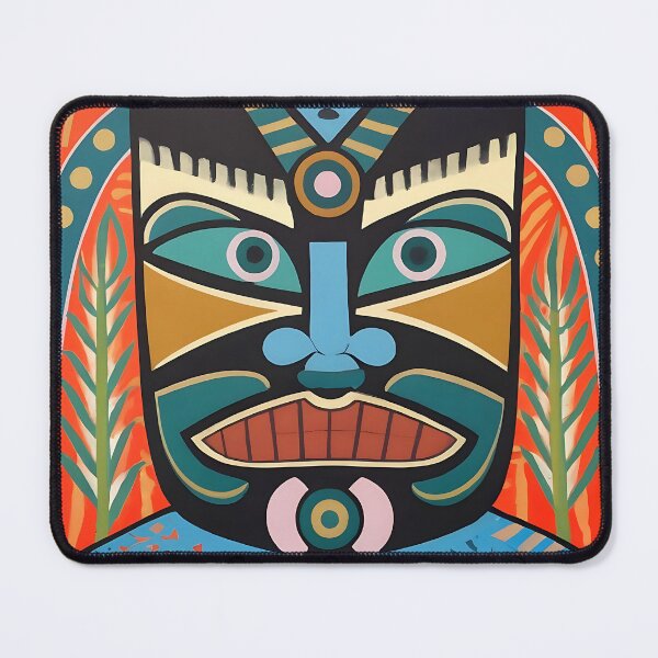 Item preview, Vibrant Tiki Painting Exploring Polynesian Artistry designed and sold by Tamas Das.