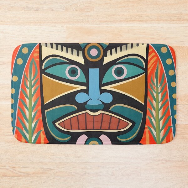 Item preview, Vibrant Tiki Painting Exploring Polynesian Artistry designed and sold by Tamas Das.