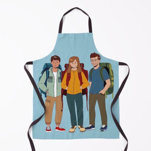 Item preview, Hikers with backpacks designed and sold by Sfumata Illustration.