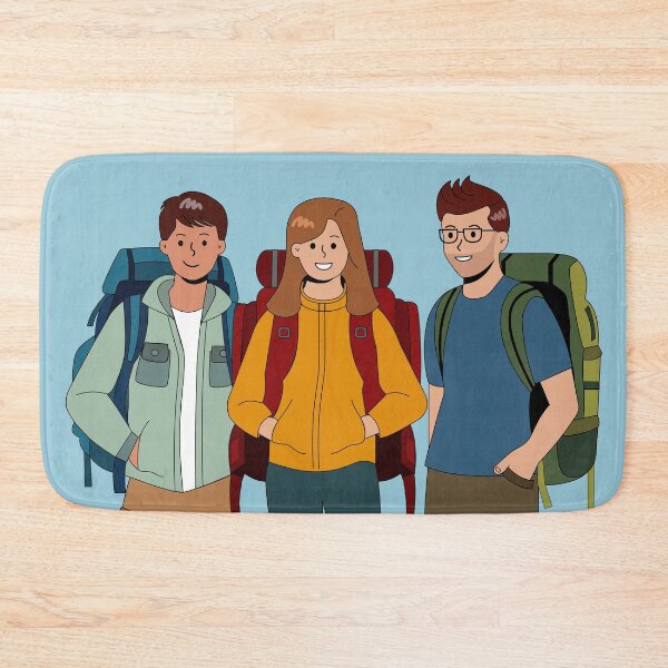 Item preview, Hikers with backpacks designed and sold by Sfumata Illustration.