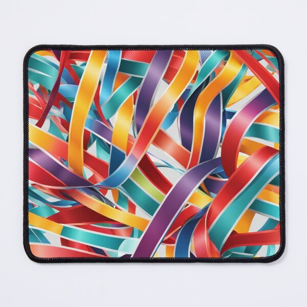 Item preview, Abstract Colorful Ribbons Pattern designed and sold by calibrit.