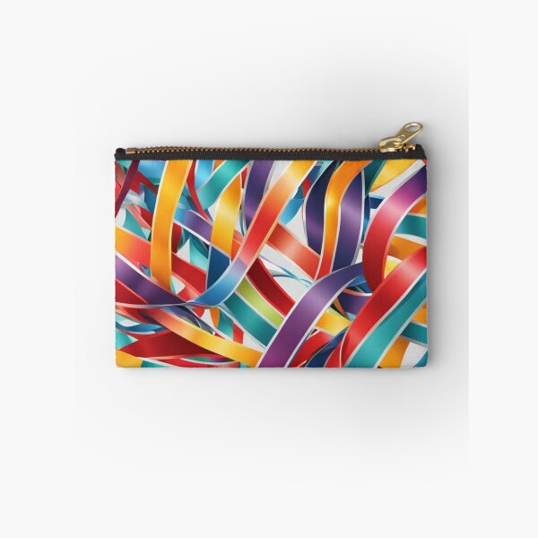 Item preview, Abstract Colorful Ribbons Pattern designed and sold by calibrit.