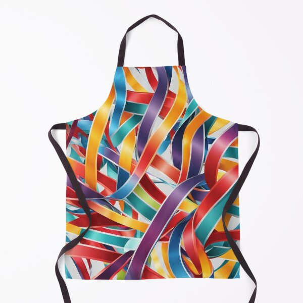 Item preview, Abstract Colorful Ribbons Pattern designed and sold by calibrit.