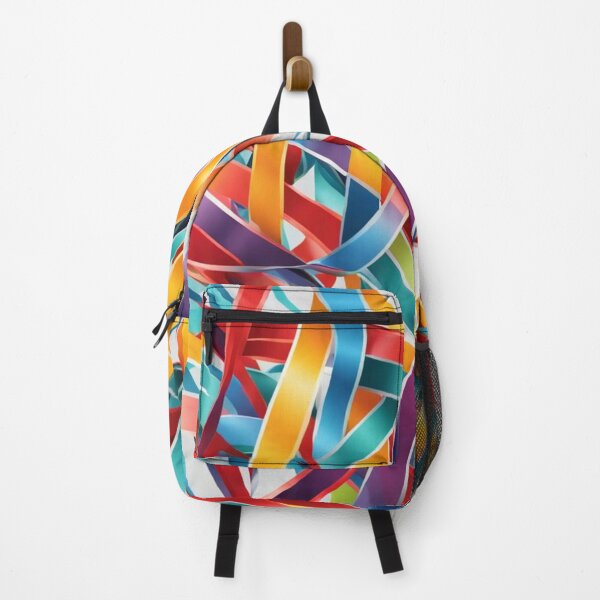 Item preview, Abstract Colorful Ribbons Pattern designed and sold by calibrit.