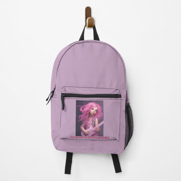 Item preview, Young pink hair guitarist girl designed and sold by Artbellachi.