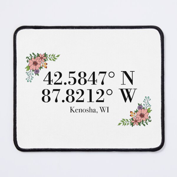 Item preview, Kenosha, WI Coordinates designed and sold by mynameisliana.