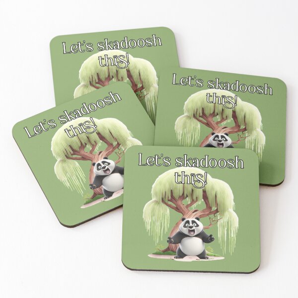 Item preview, Let's skadoosh this! Funny panda motivational humor. designed and sold by JoyOfHopeStore.