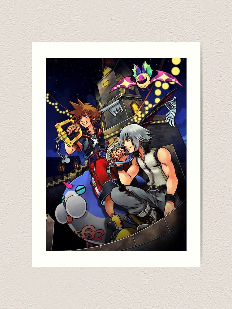 Sora and Riku - Kingdom Hearts Dream Drop Distance | Art Print