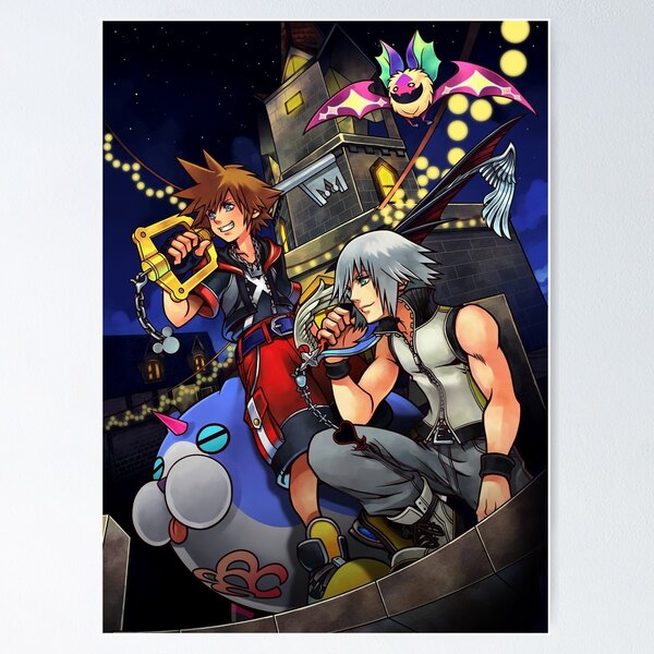 Vista previa del artículo con la obra «Sora y Riku - Distancia de caída del sueño de Kingdom Hearts», diseñado y vendido por fantasylife.