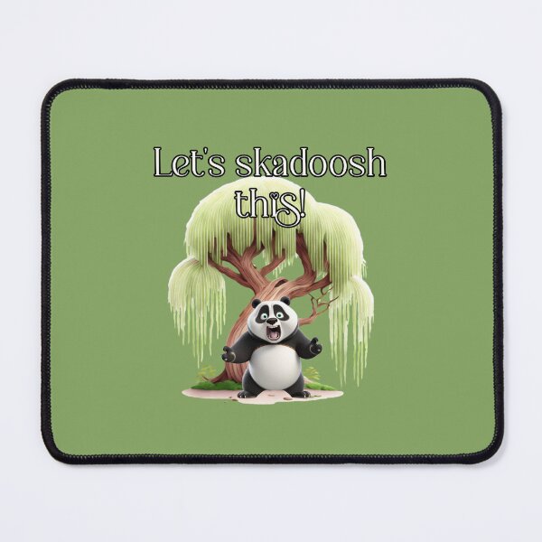 Item preview, Let's skadoosh this! Funny panda motivational humor. designed and sold by JoyOfHopeStore.