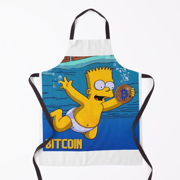 Item preview, Bart with Bitcoin,nirvana meme btc,BTC,Bitcoin,Bitcoin Art,Btc meme designed and sold by 1SINGHA.