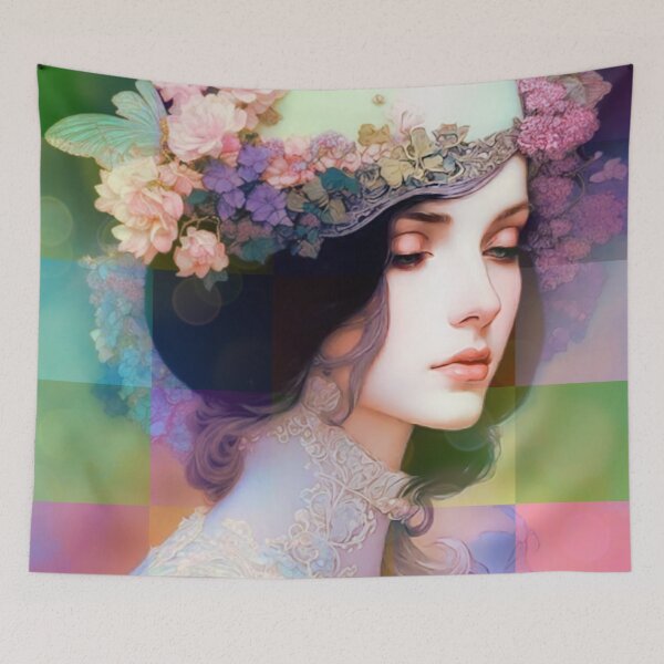 Item preview, Victorian Elegance: Colorful Portrait  designed and sold by Sanctum Icons.