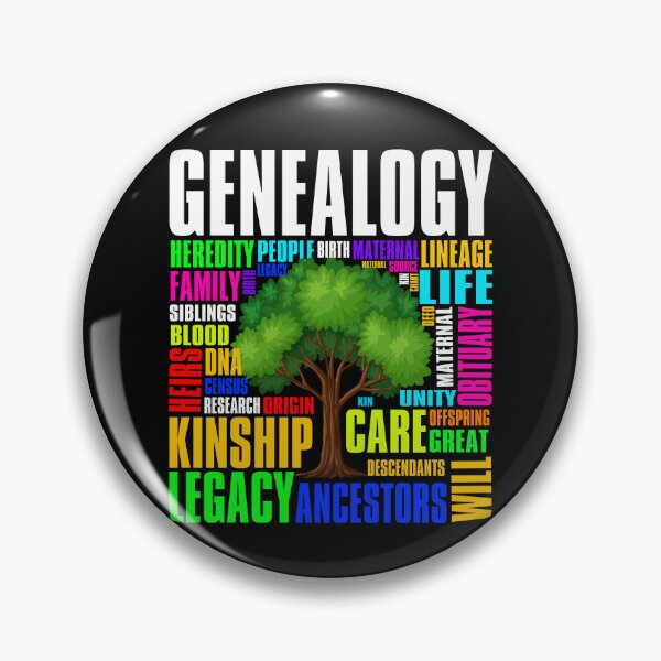 Artikelvorschau, Genealogy Word Cloud Family Ancestry Lineage Genealogist Gear entworfen und verkauft von DynamicDesign.