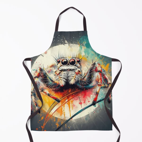 Item preview, Jumping spider splatter art designed and sold by Spiderfalls.