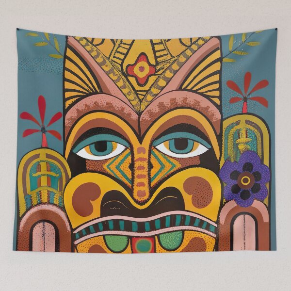 Item preview, Tiki Art Masterpieces Capturing Island Vibes in Paintings designed and sold by Tamas Das.