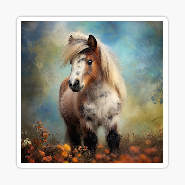 Aperçu de l'œuvre Cheval miniature mignon créée et vendue par Elisabeth Lucas.