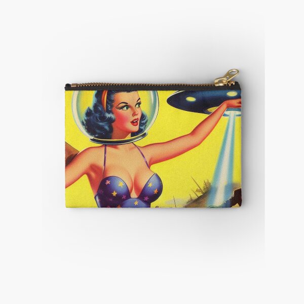 Item preview, Retro Sci-fi Girl designed and sold by PulpVintage.