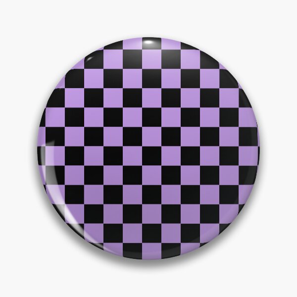 Item preview, Small Checkered - Black and Light Violet designed and sold by JustPatterns2.