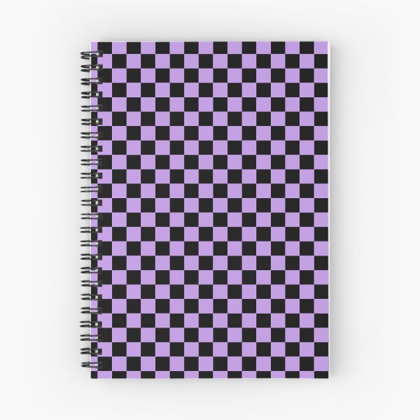Item preview, Small Checkered - Black and Light Violet designed and sold by JustPatterns2.