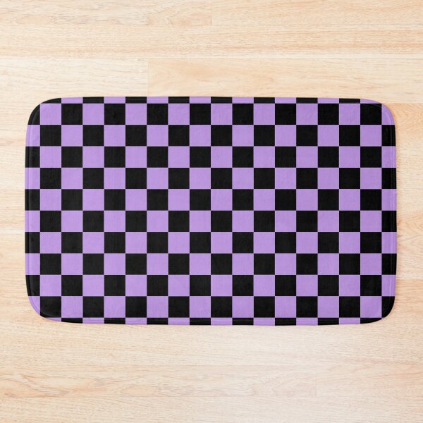 Item preview, Small Checkered - Black and Light Violet designed and sold by JustPatterns2.